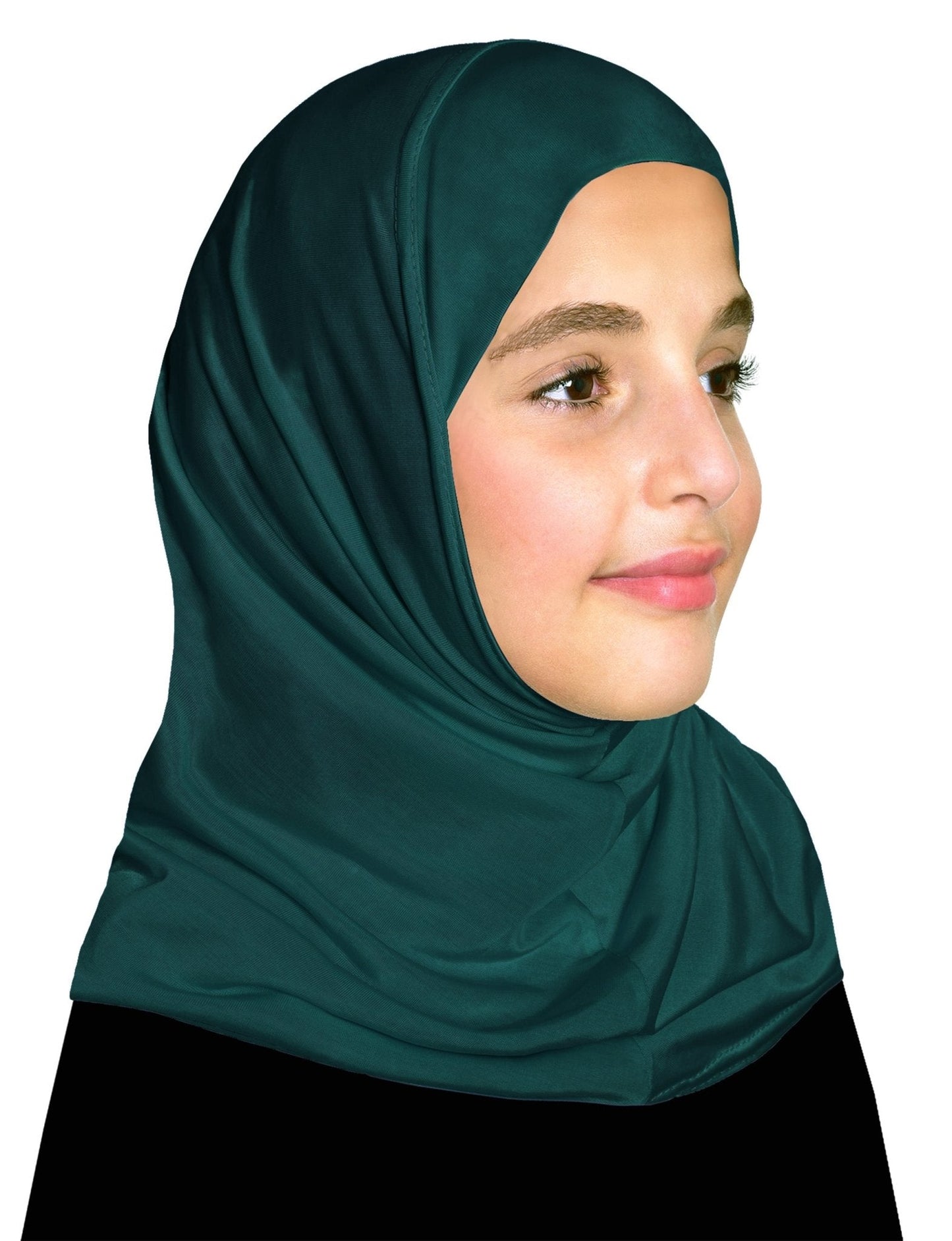 Wholesale  Girl's LYCRA Amira Hijab 1 piece Kids Hijabs for school