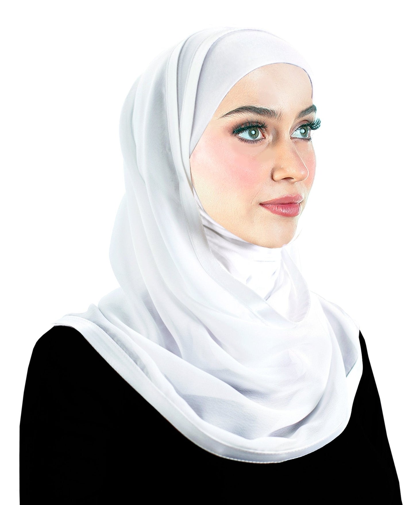 Wholesale Kuwaiti Mona Hijabs Pull on Mona Hijab