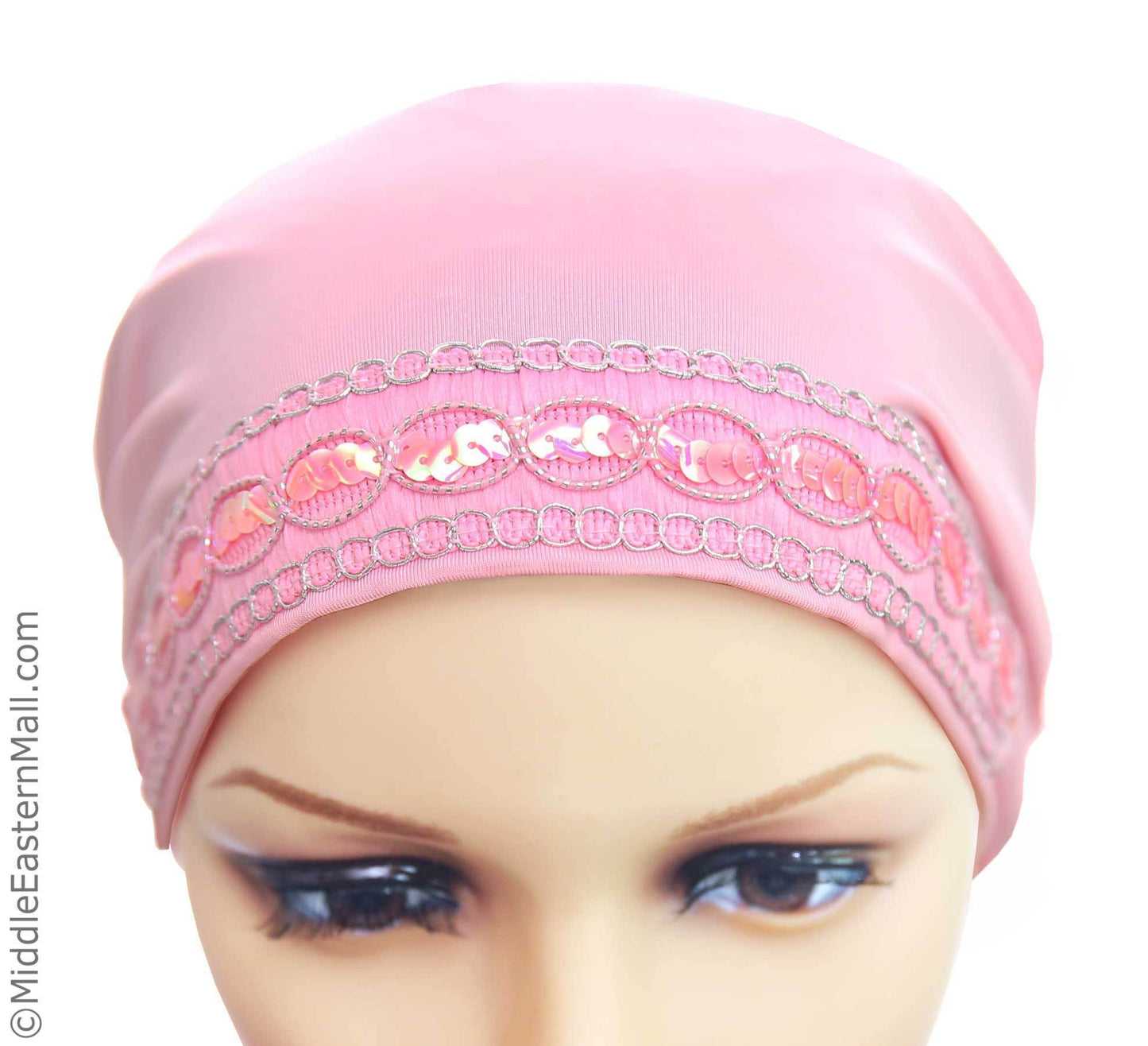 Luxor LYCRA Extra Long Tube Hijab Cap front view