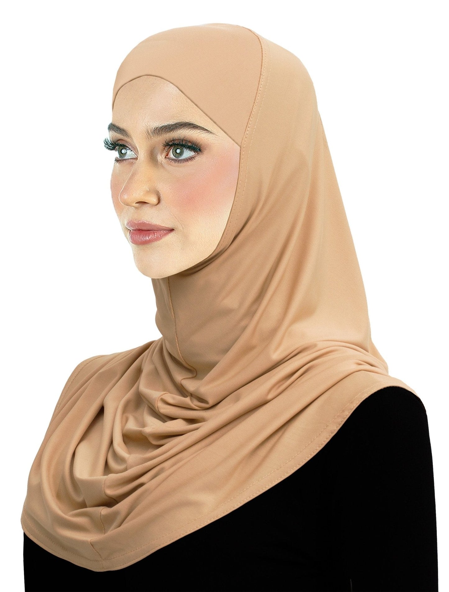 Wholesale 1 piece LYCRA Amira Hijab  Al-Amira Pull on Hijab