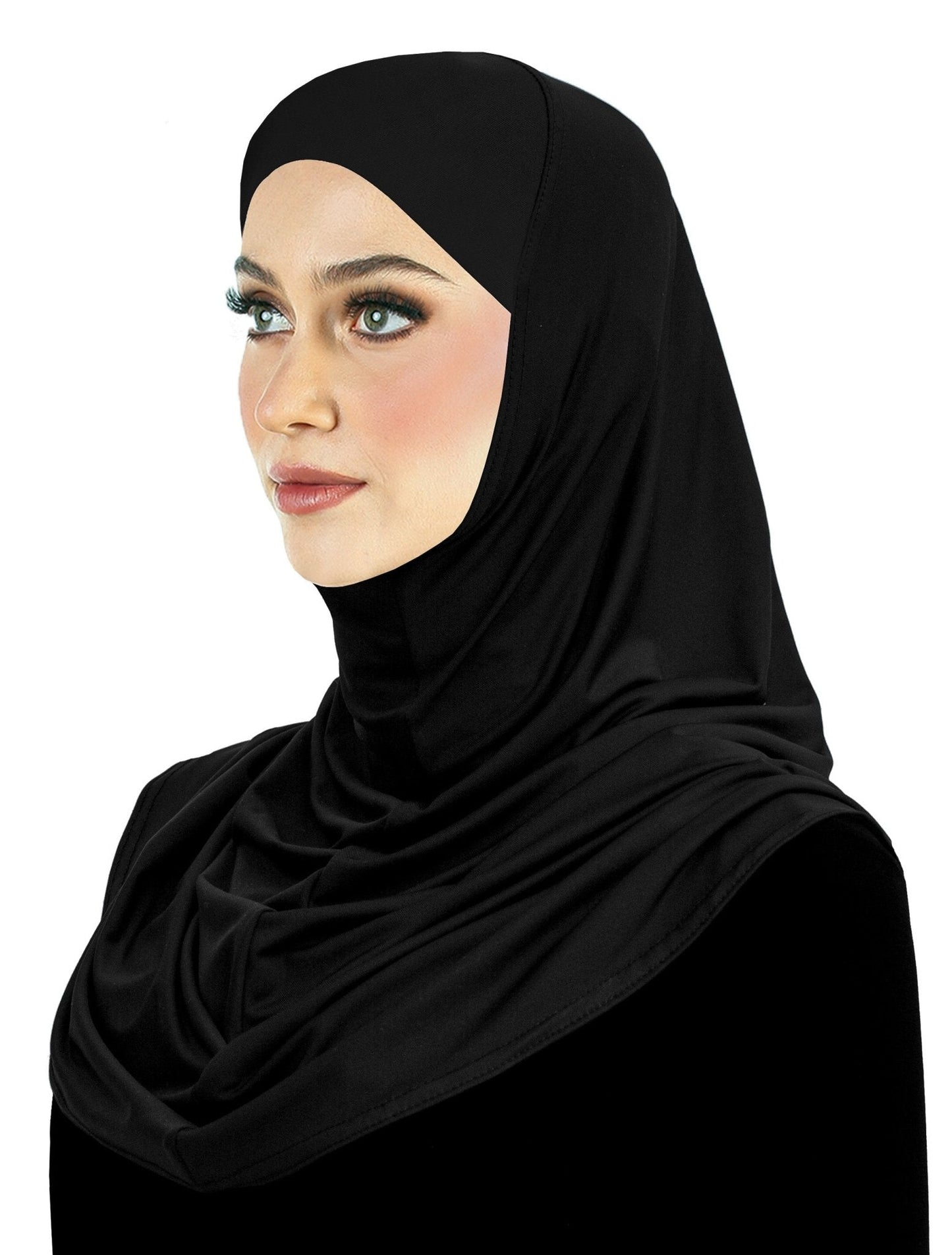 Wholesale 1 piece LYCRA Amira Hijab  Al-Amira Pull on Hijab