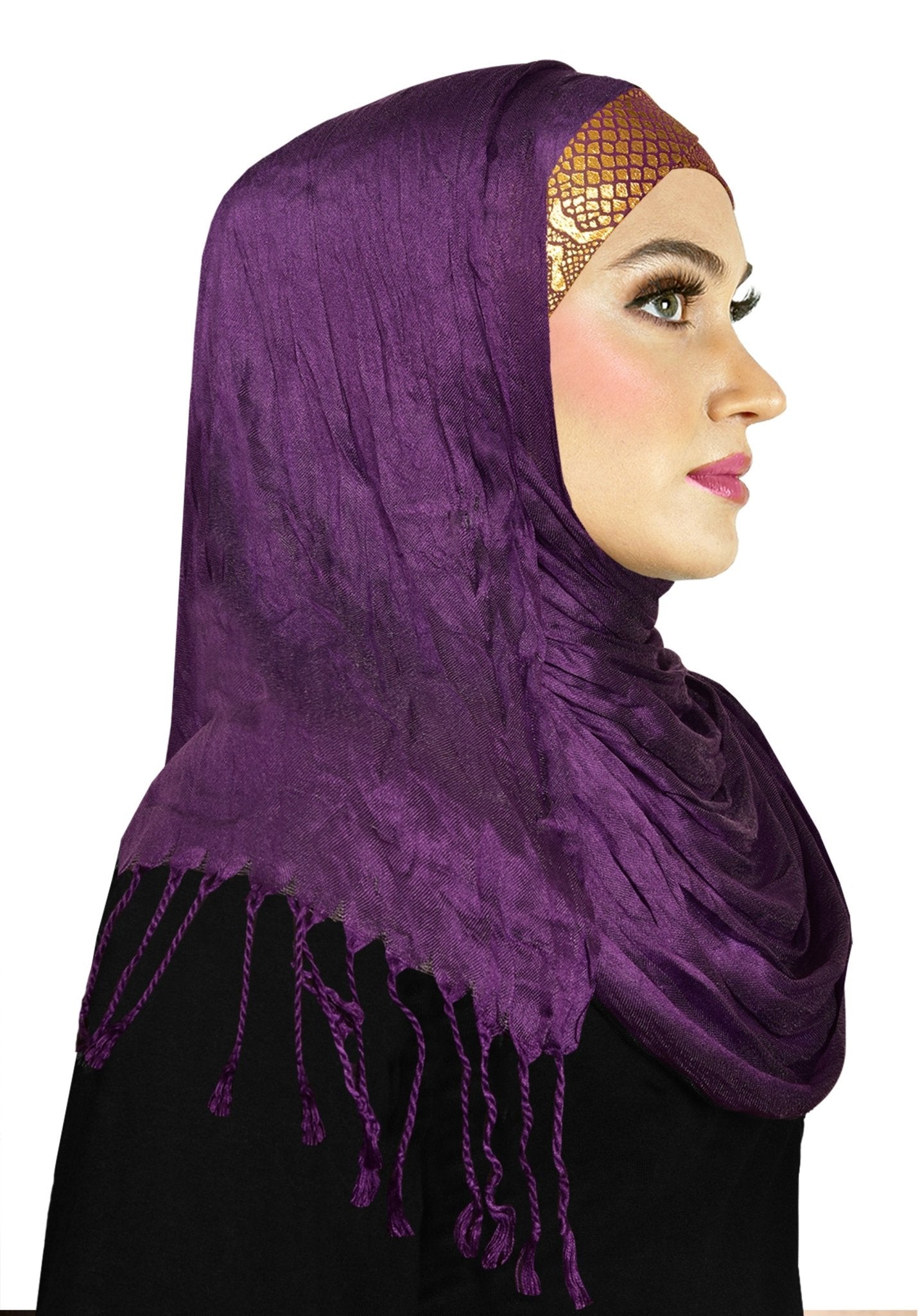 Wholesale JUNIOR SIZE Venetian Turban Hijab Caps Muslim Fashion Accessories